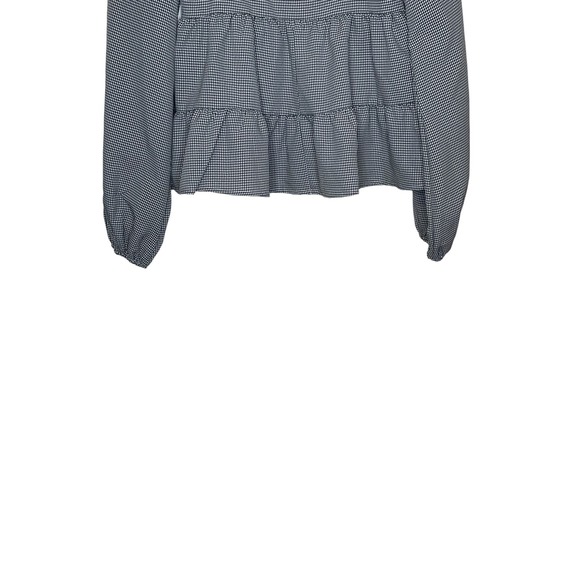 Hyfve Women's Top Square Neck Puff Sleeves Long Sleeve Elastic Wrists Small NWOT - Picture 9 of 10